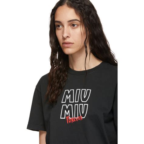 miu miu shirt black|miu miou clothing.